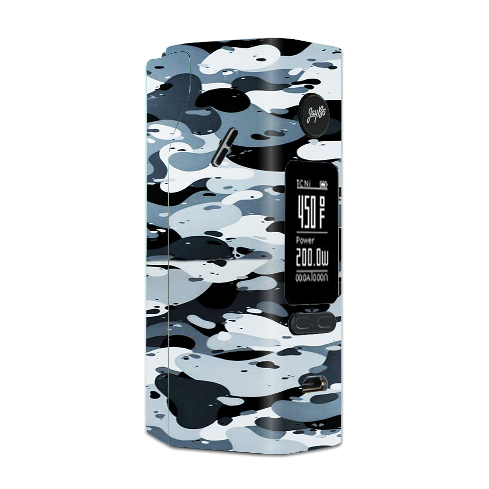  Grey Camouflage, Winter Camo Wismec Reuleaux RX 2/3 combo kit Skin
