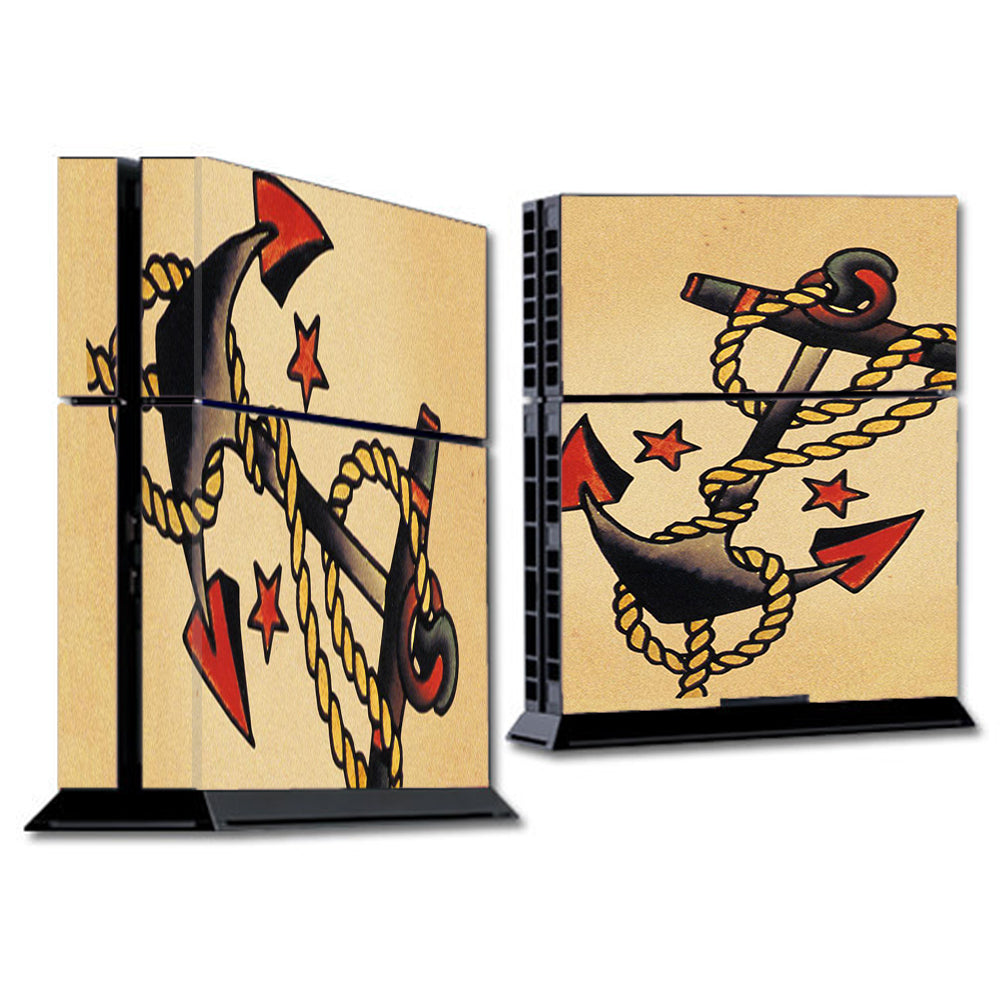  Tattoo Anchor, Traditional Art Sony Playstation PS4 Skin