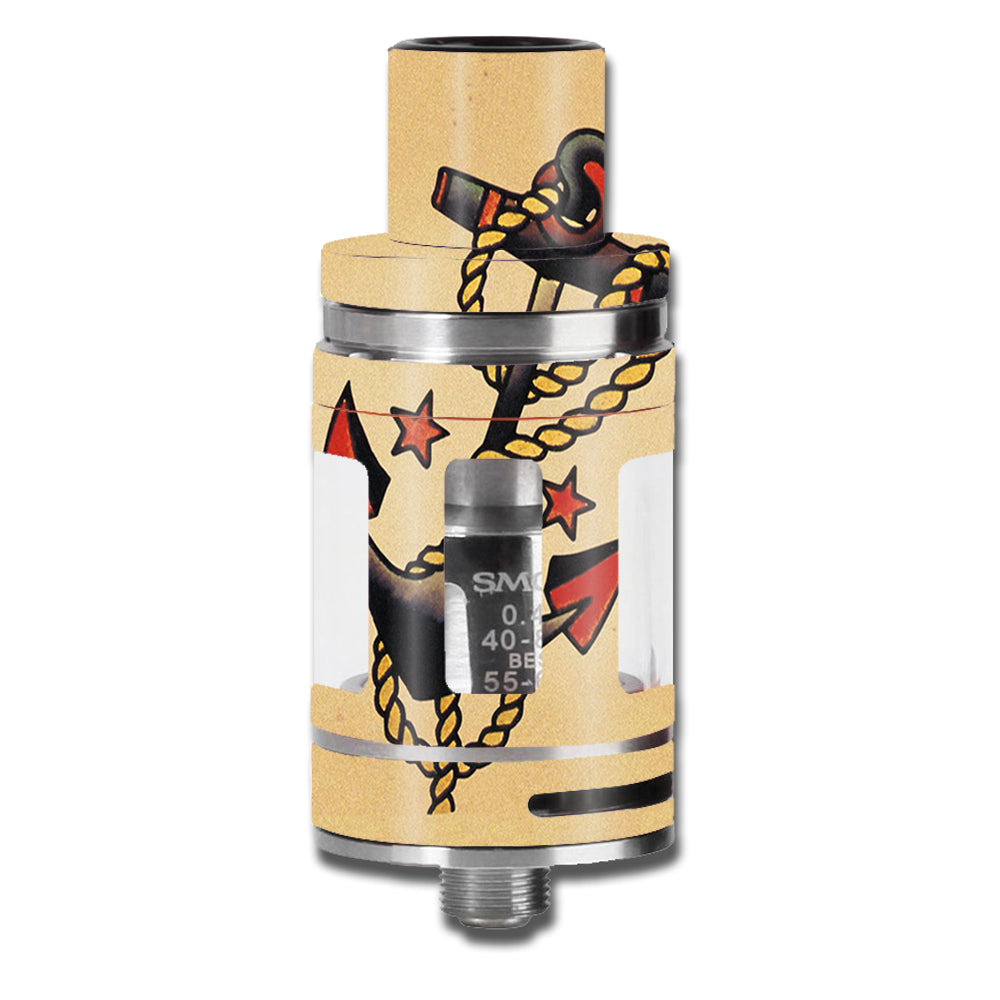  Tattoo Anchor, Traditional Art Smok TFV8 Micro Baby Beast Skin