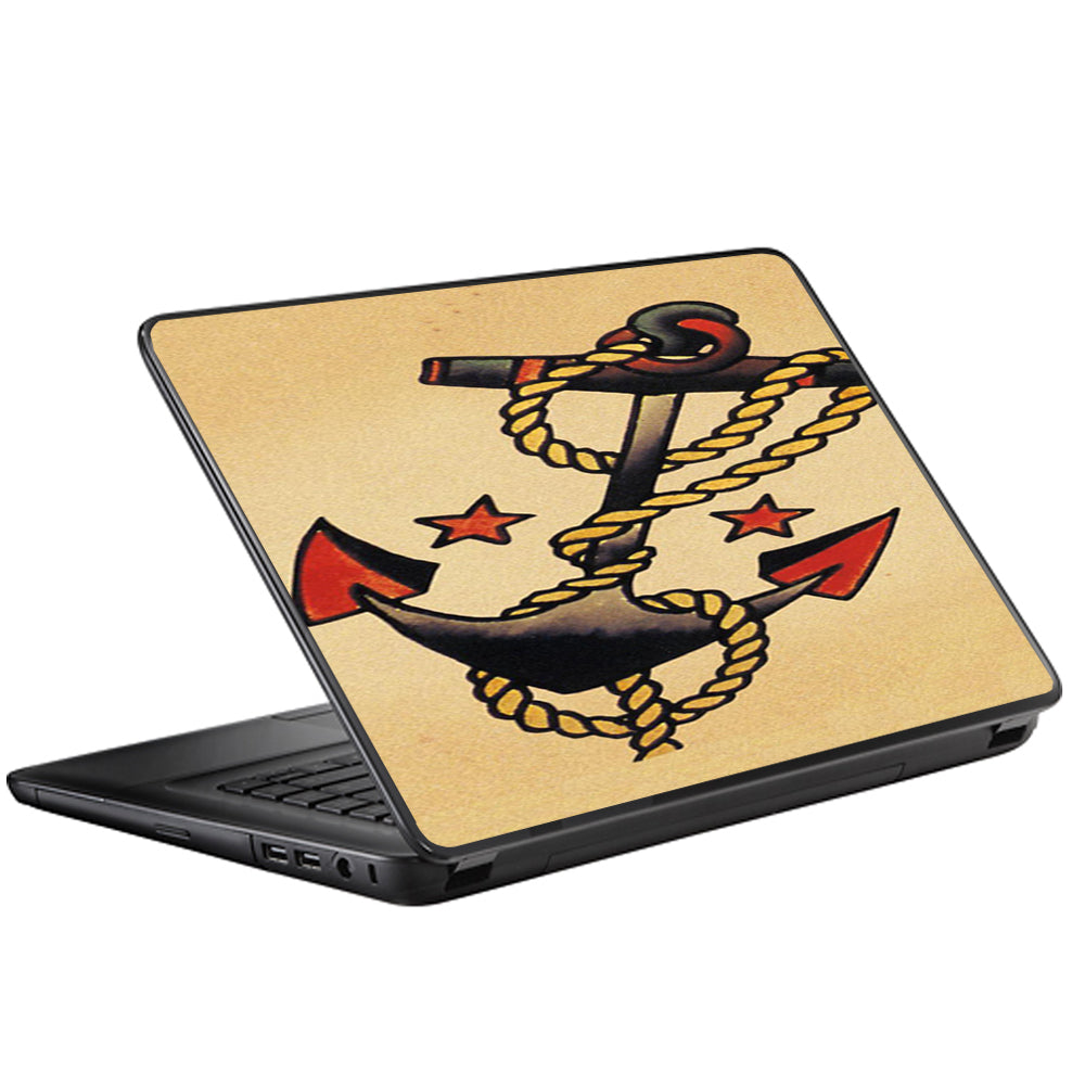  Tattoo Anchor, Traditional Art Universal 13 to 16 inch wide laptop Skin