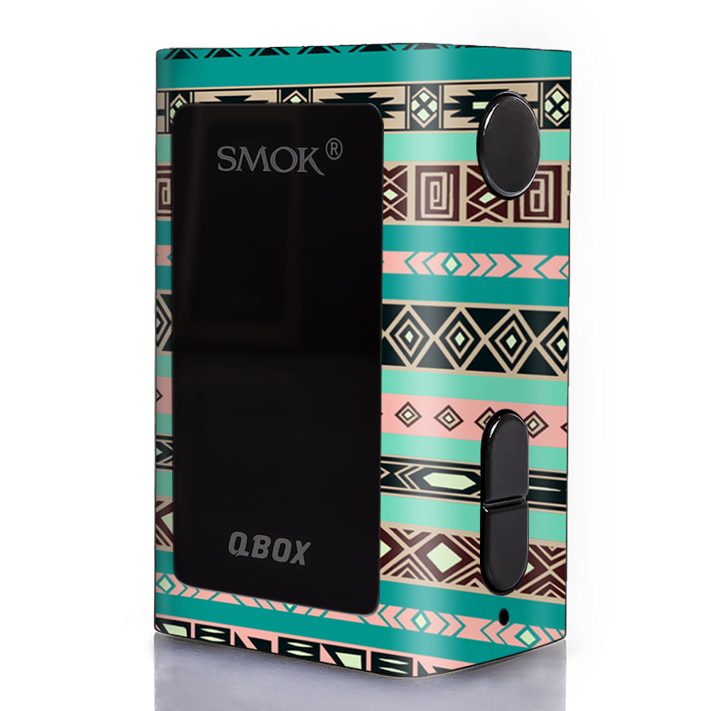  Aztec Turquoise Smok Q-Box Skin