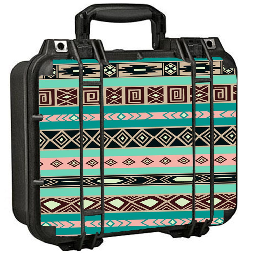  Aztec Turquoise Pelican Case 1400 Skin