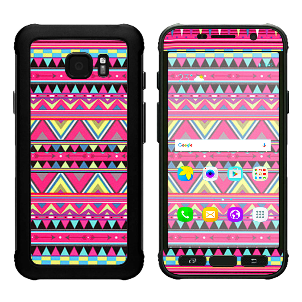  Aztec Pink Samsung Galaxy S7 Active Skin