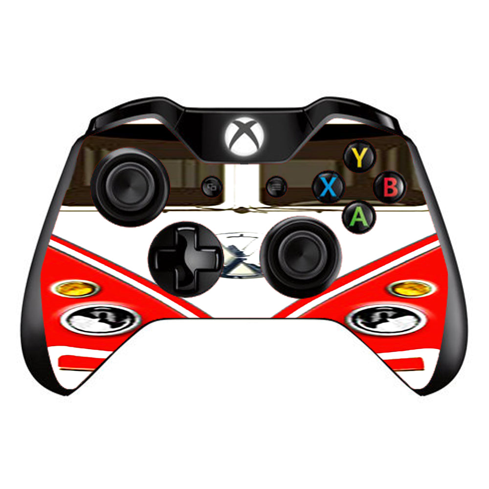  Vw Bus Red, Split Surfer Microsoft Xbox One Controller Skin
