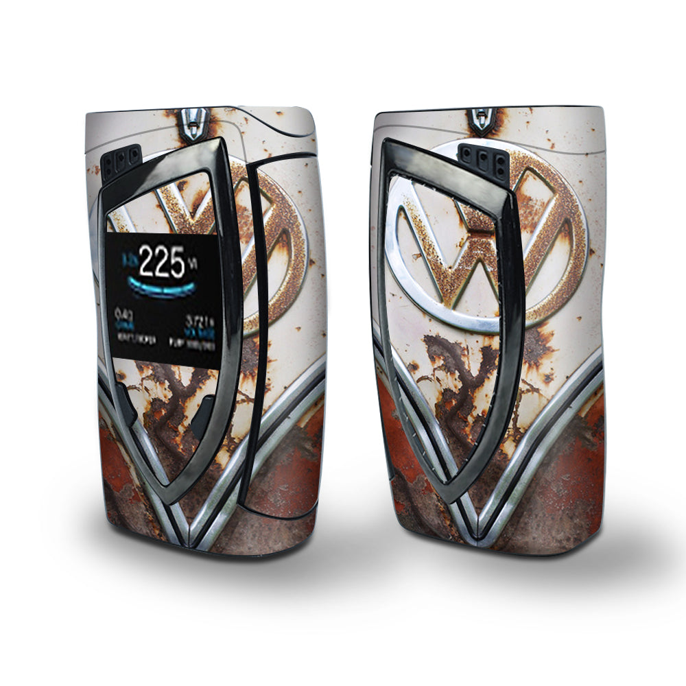 Skin Decal Vinyl Wrap for Smok Devilkin Kit 225w Vape (includes TFV12 Prince Tank Skins) skins cover / VW Bus Rust, Split Window van