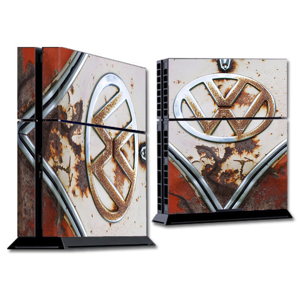  Vw Bus Rust, Split Window Van Sony Playstation PS4 Skin