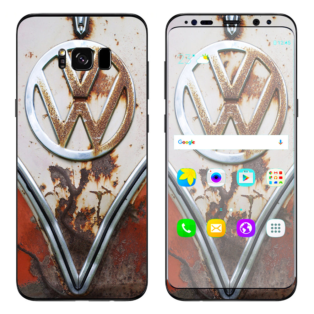  Vw Bus Rust, Split Window Van Samsung Galaxy S8 Skin