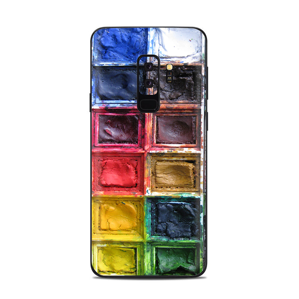  Watercolor Tray Artist Painter Samsung Galaxy S9 Plus Skin