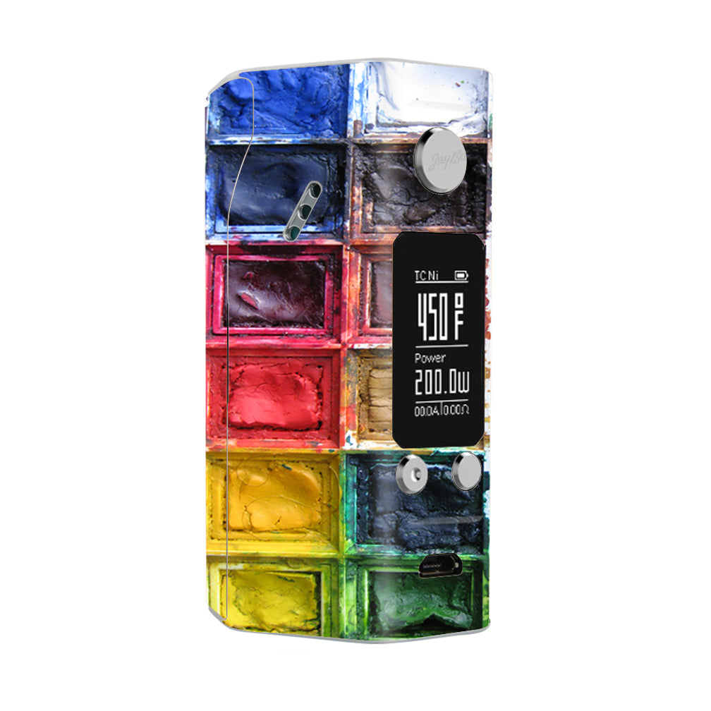  Watercolor Tray Artist Painter Wismec Reuleaux RX200S Skin