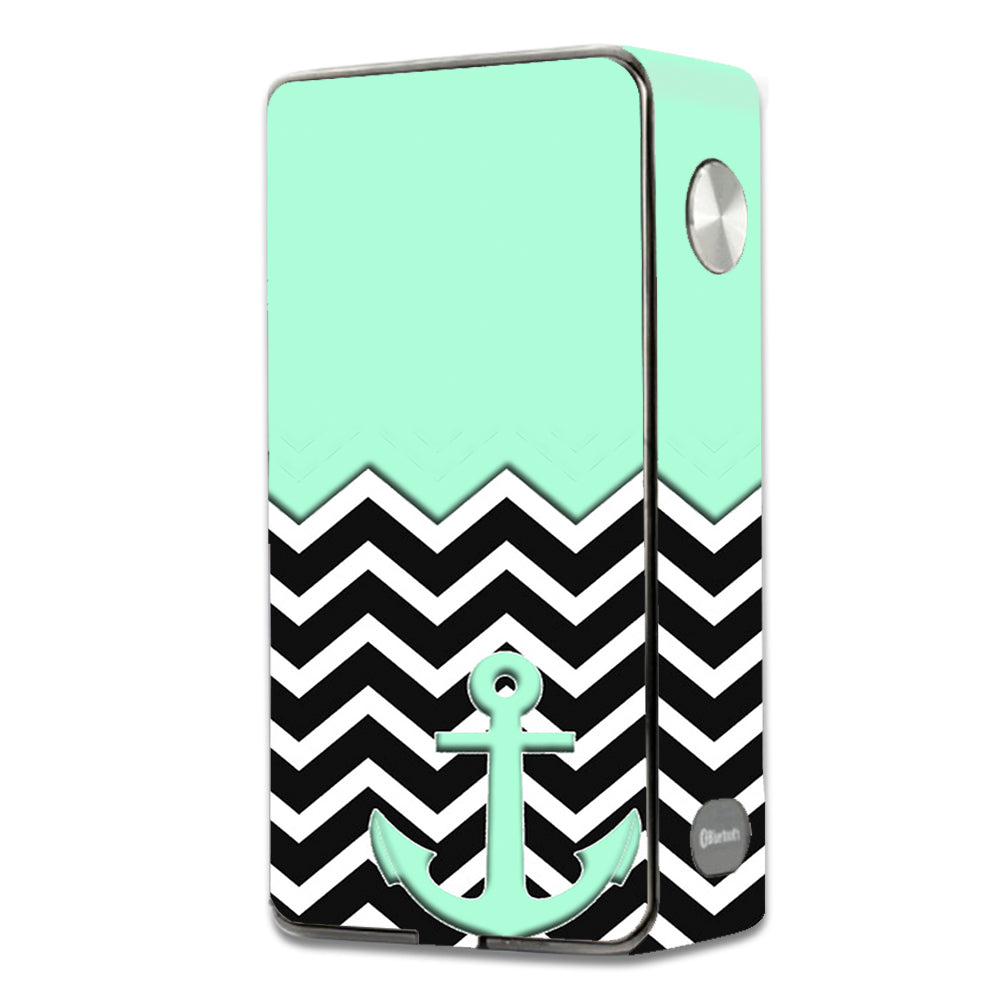 Teal  Black Chevron  Anchor Laisimo L3 Touch Screen Skin
