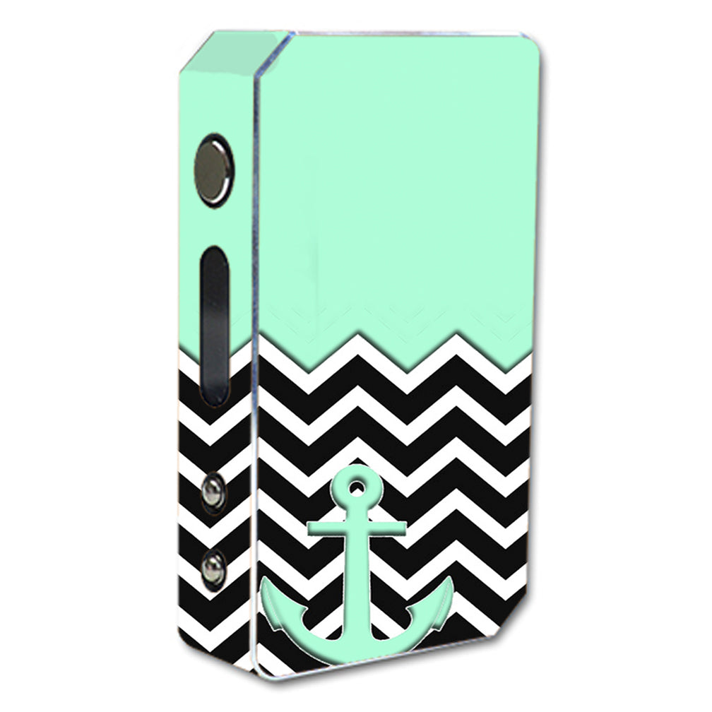  Teal  Black Chevron  Anchor Pioneer4you iPV3 Li 165w Skin