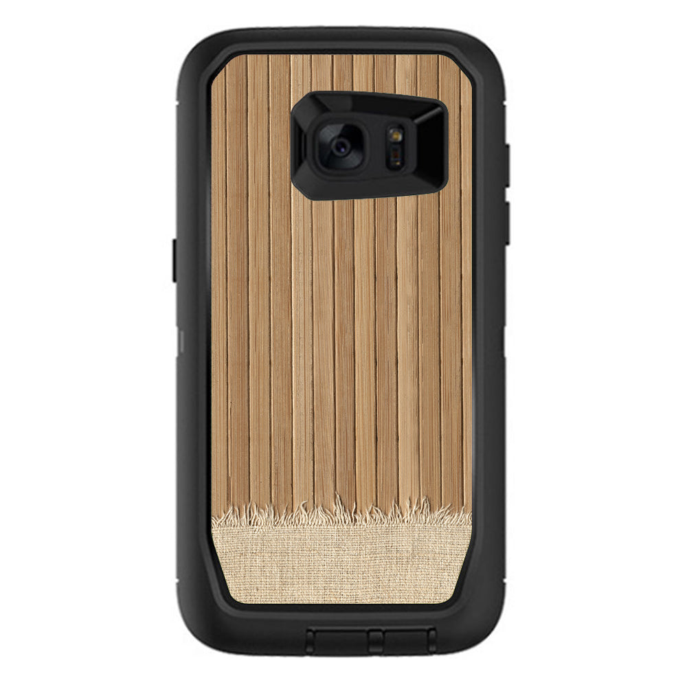  Wood Floor2 Otterbox Defender Samsung Galaxy S7 Edge Skin