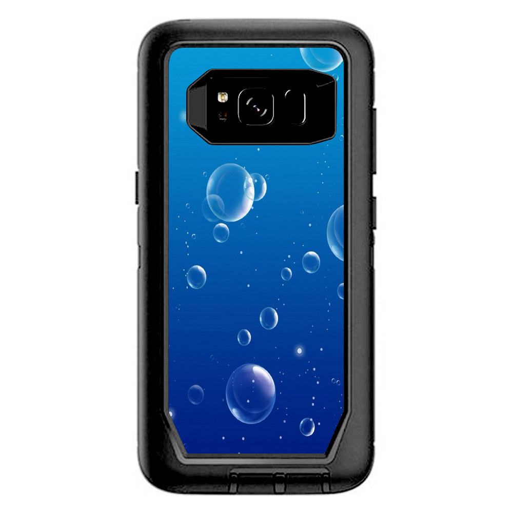  Water Bubbles Otterbox Defender Samsung Galaxy S8 Skin