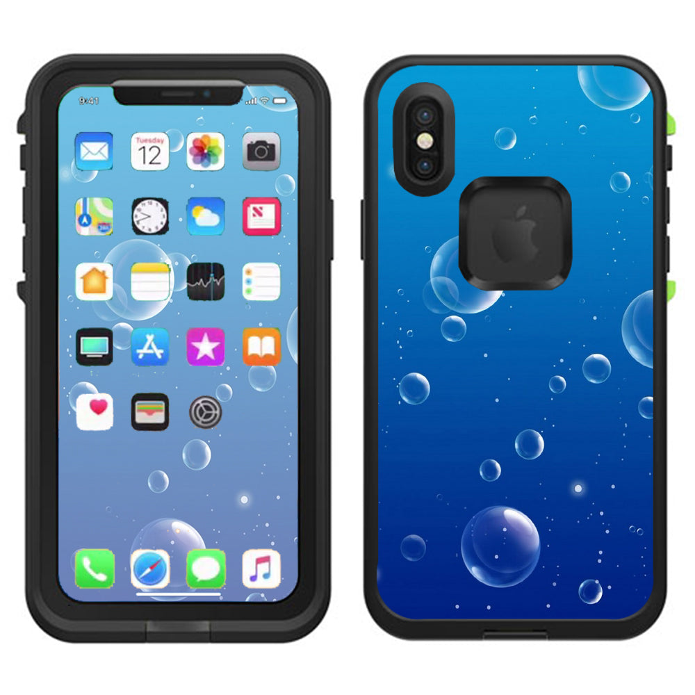  Water Bubbles Lifeproof Fre Case iPhone X Skin