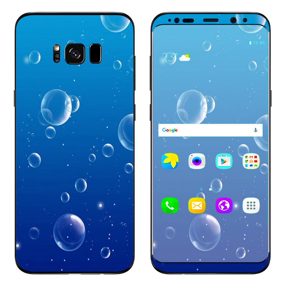  Water Bubbles Samsung Galaxy S8 Plus Skin