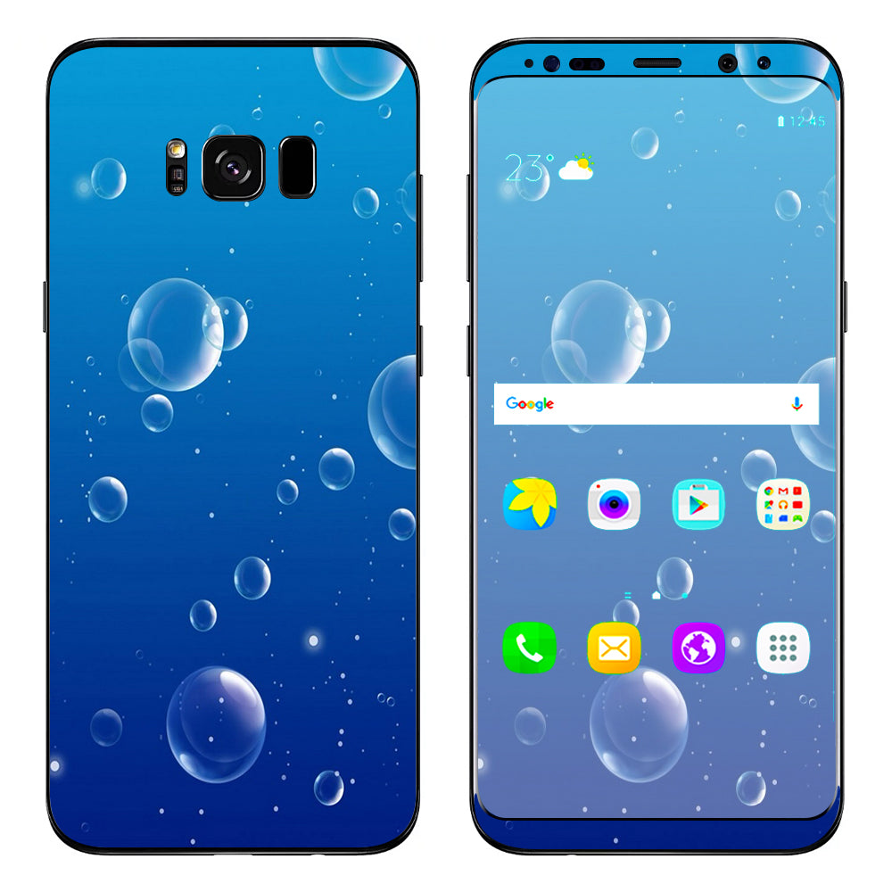  Water Bubbles Samsung Galaxy S8 Skin