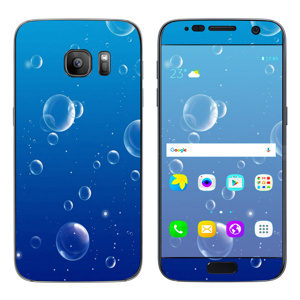  Water Bubbles Samsung Galaxy S7 Skin
