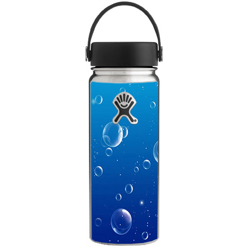  Water Bubbles Hydroflask 18oz Wide Mouth Skin
