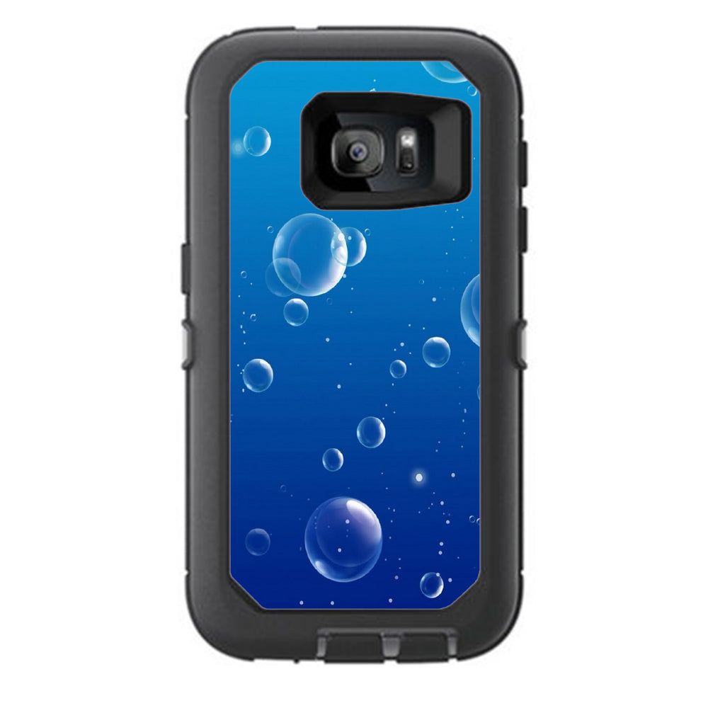  Water Bubbles Otterbox Defender Samsung Galaxy S7 Skin