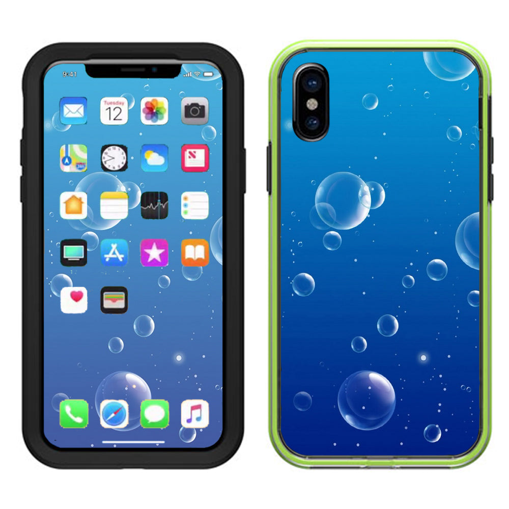  Water Bubbles Lifeproof Slam Case iPhone X Skin
