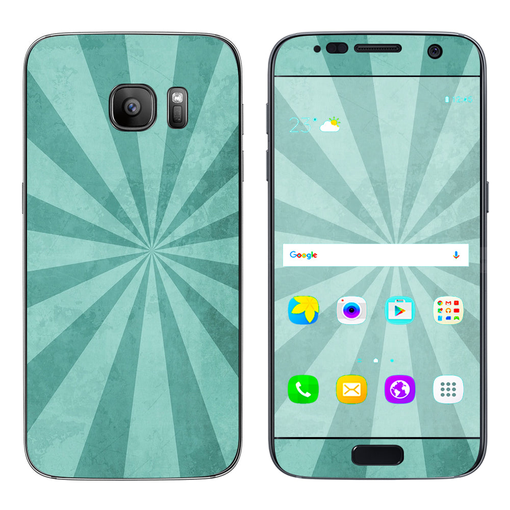  Blue Rays Samsung Galaxy S7 Skin