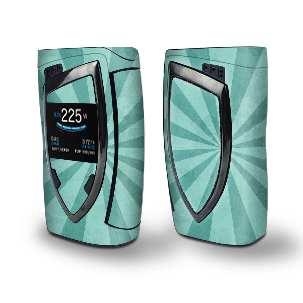 Skin Decal Vinyl Wrap for Smok Devilkin Kit 225w Vape (includes TFV12 Prince Tank Skins) skins cover/ blue rays