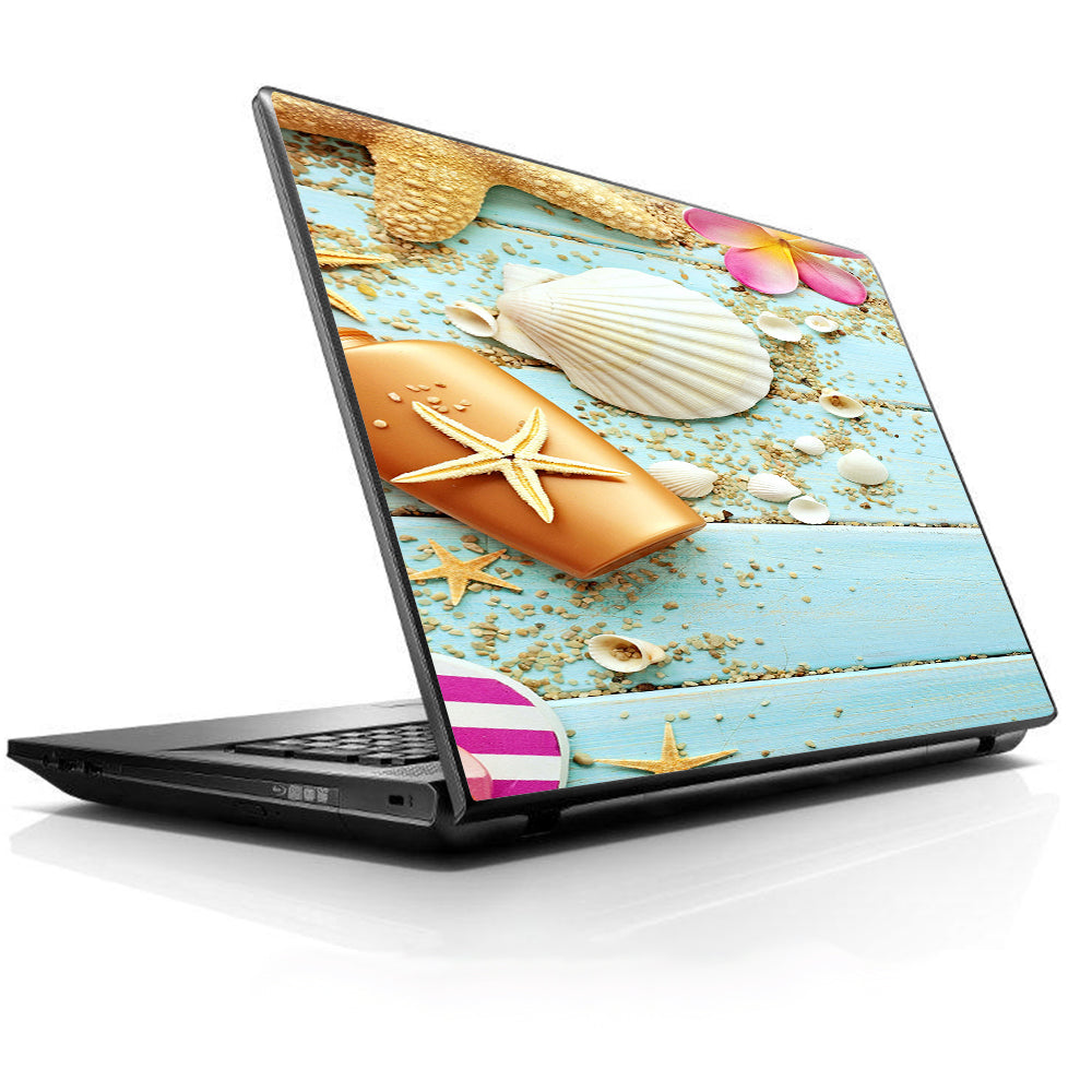  Seashell Universal 13 to 16 inch wide laptop Skin