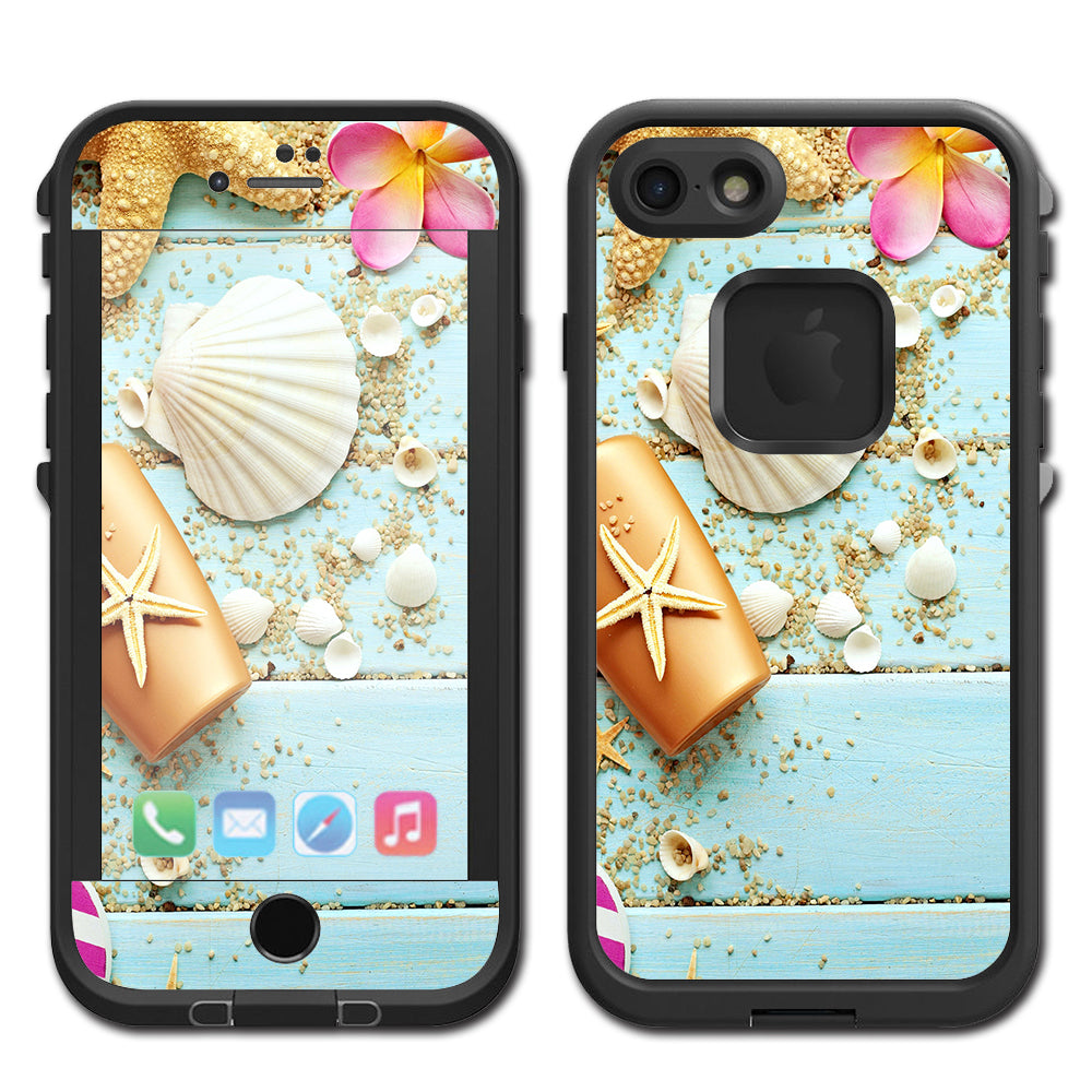  Seashell Lifeproof Fre iPhone 7 or iPhone 8 Skin