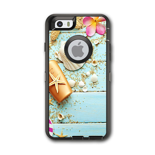  Seashell Otterbox Defender iPhone 6 Skin