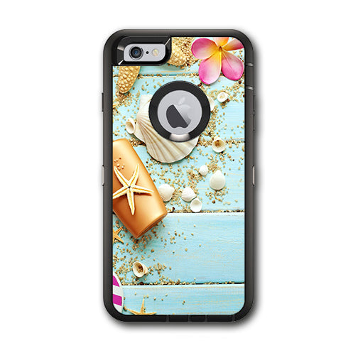  Seashell Otterbox Defender iPhone 6 PLUS Skin