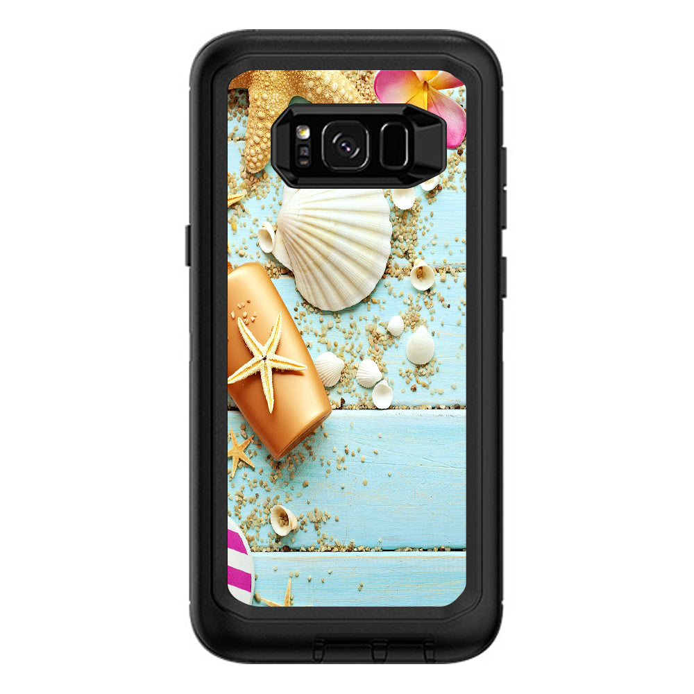  Seashell Otterbox Defender Samsung Galaxy S8 Plus Skin