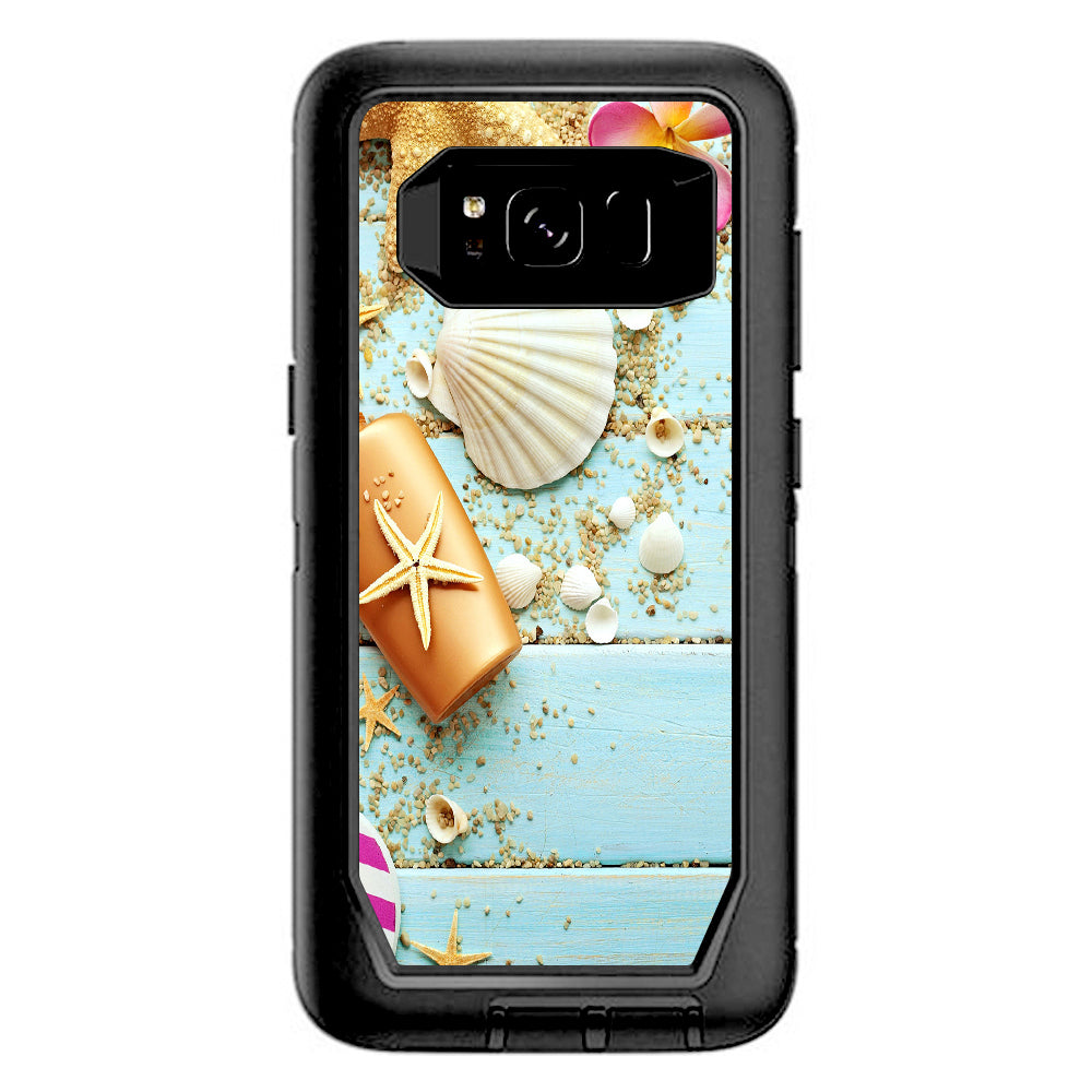  Seashell Otterbox Defender Samsung Galaxy S8 Skin