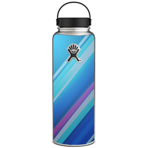  Blue Lines Hydroflask 40oz Wide Mouth Skin
