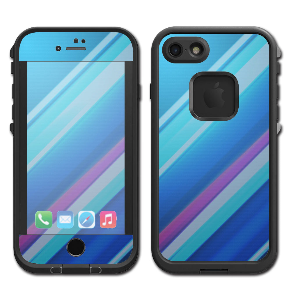  Blue Lines Lifeproof Fre iPhone 7 or iPhone 8 Skin