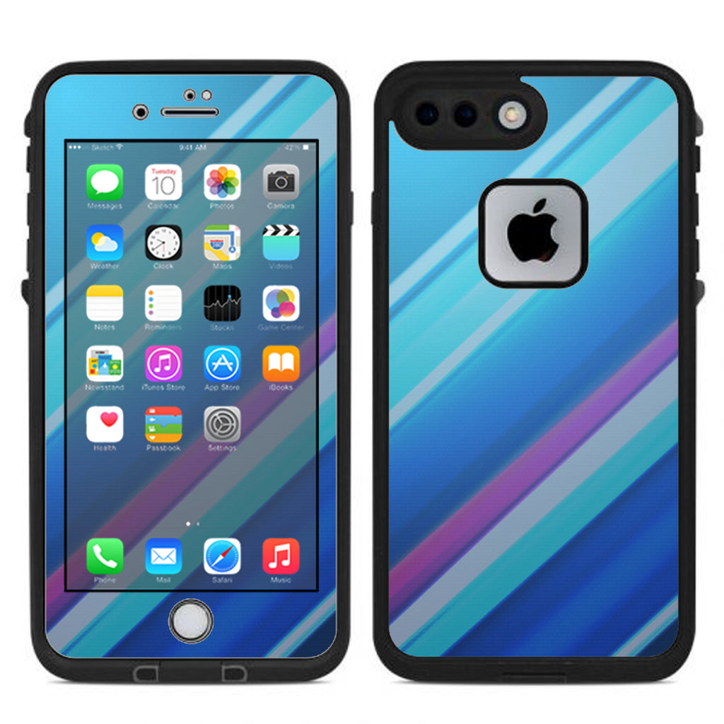  Blue Lines Lifeproof Fre iPhone 7 Plus or iPhone 8 Plus Skin