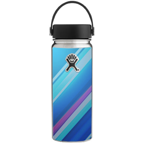 Blue Lines Hydroflask 18oz Wide Mouth Skin