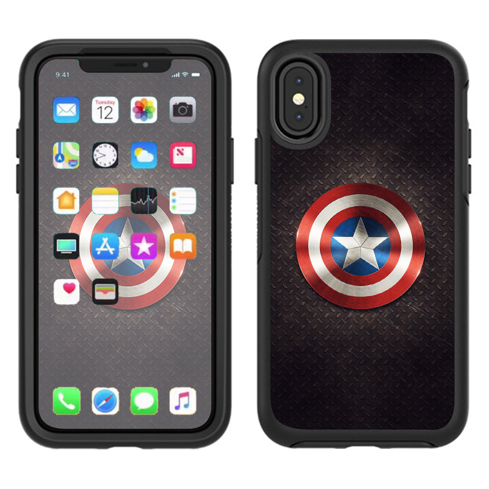  Capt. Amer. Otterbox Defender Apple iPhone X Skin
