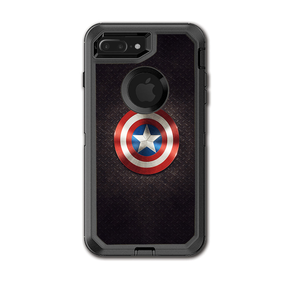  Capt. Amer. Otterbox Defender iPhone 7+ Plus or iPhone 8+ Plus Skin