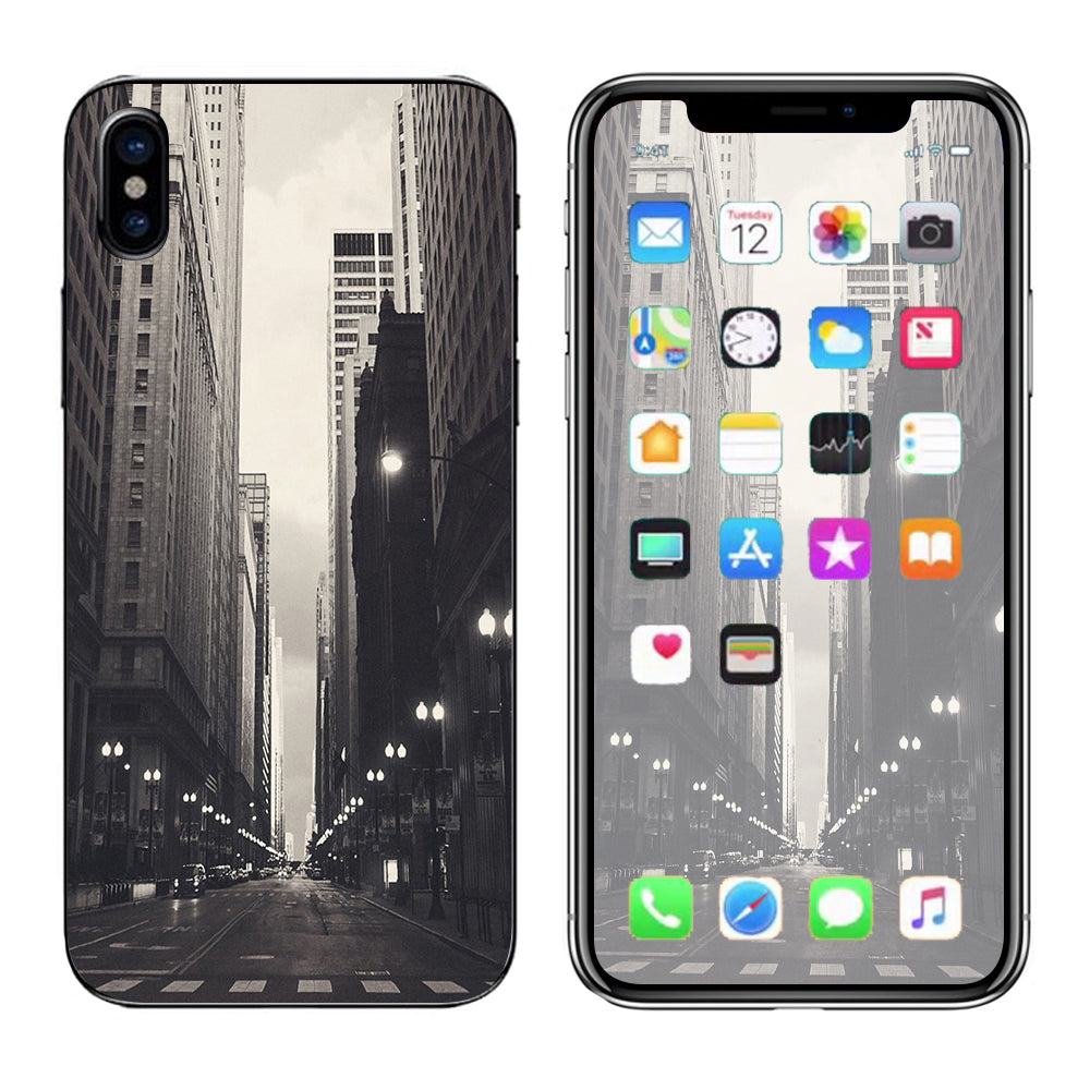  City Street Apple iPhone X Skin