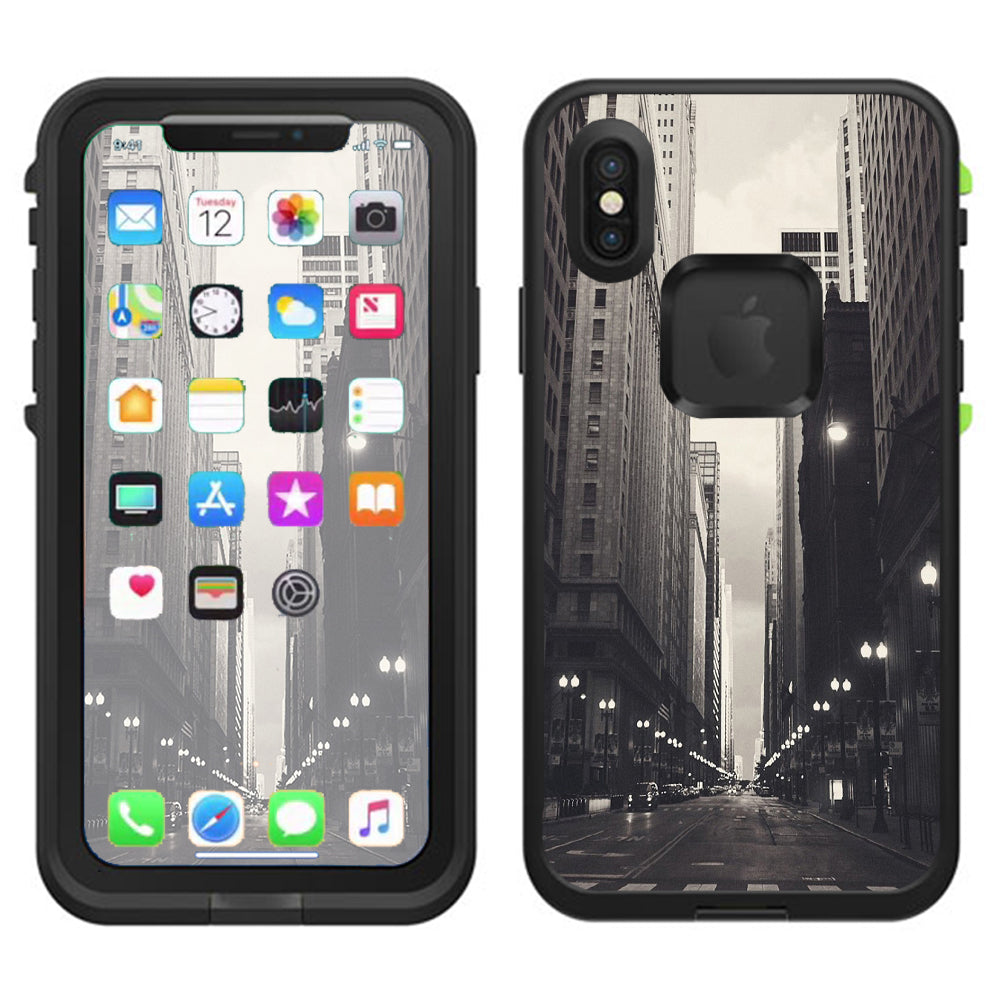  City Street Lifeproof Fre Case iPhone X Skin