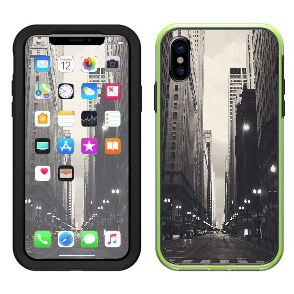  City Street Lifeproof Slam Case iPhone X Skin