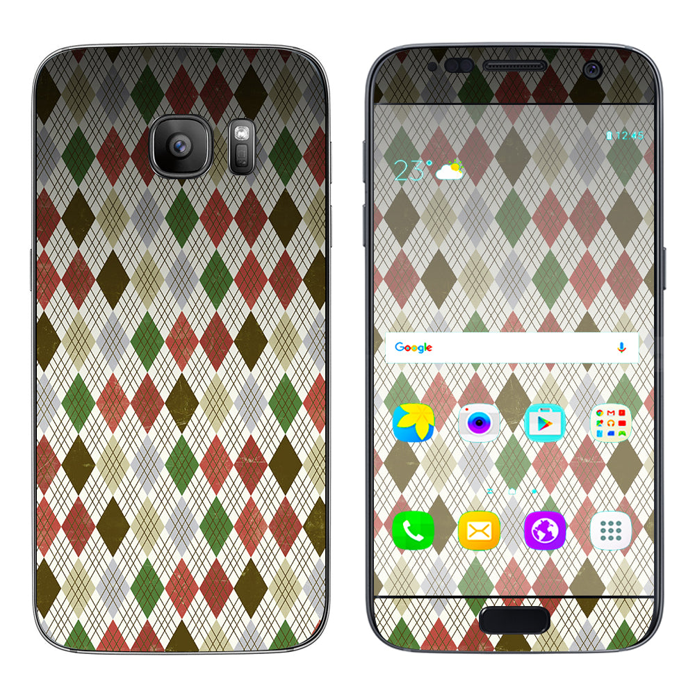  Argyle2 Samsung Galaxy S7 Skin