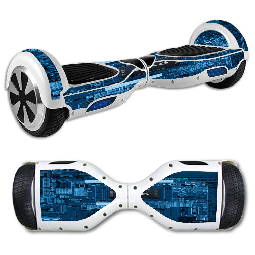 Circuit2 Blue Hoverboards  Skin