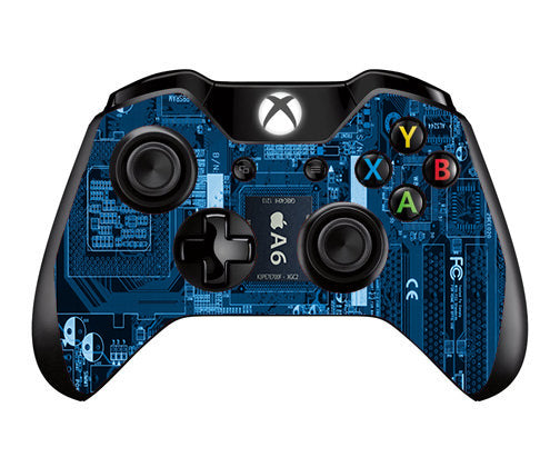  Circuit2 Blue Microsoft Xbox One Controller Skin