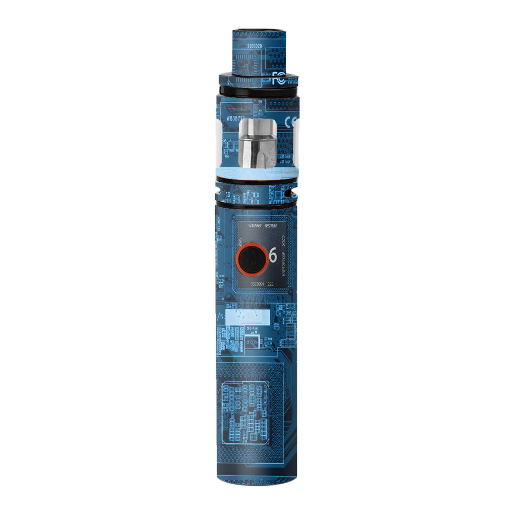  Circuit2 Blue Smok Stick V8 Skin