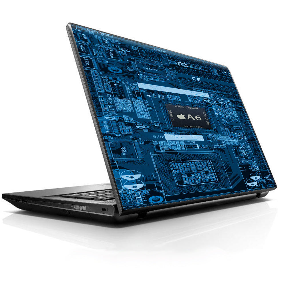  Circuit2 Blue Universal 13 to 16 inch wide laptop Skin