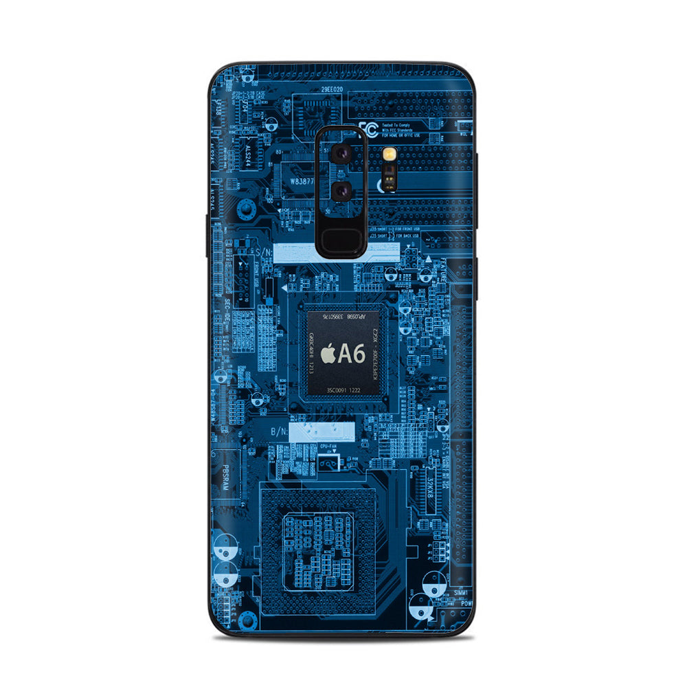  Circuit2 Blue Samsung Galaxy S9 Plus Skin