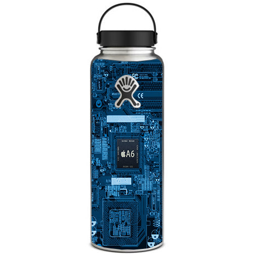  Circuit2 Blue Hydroflask 40oz Wide Mouth Skin