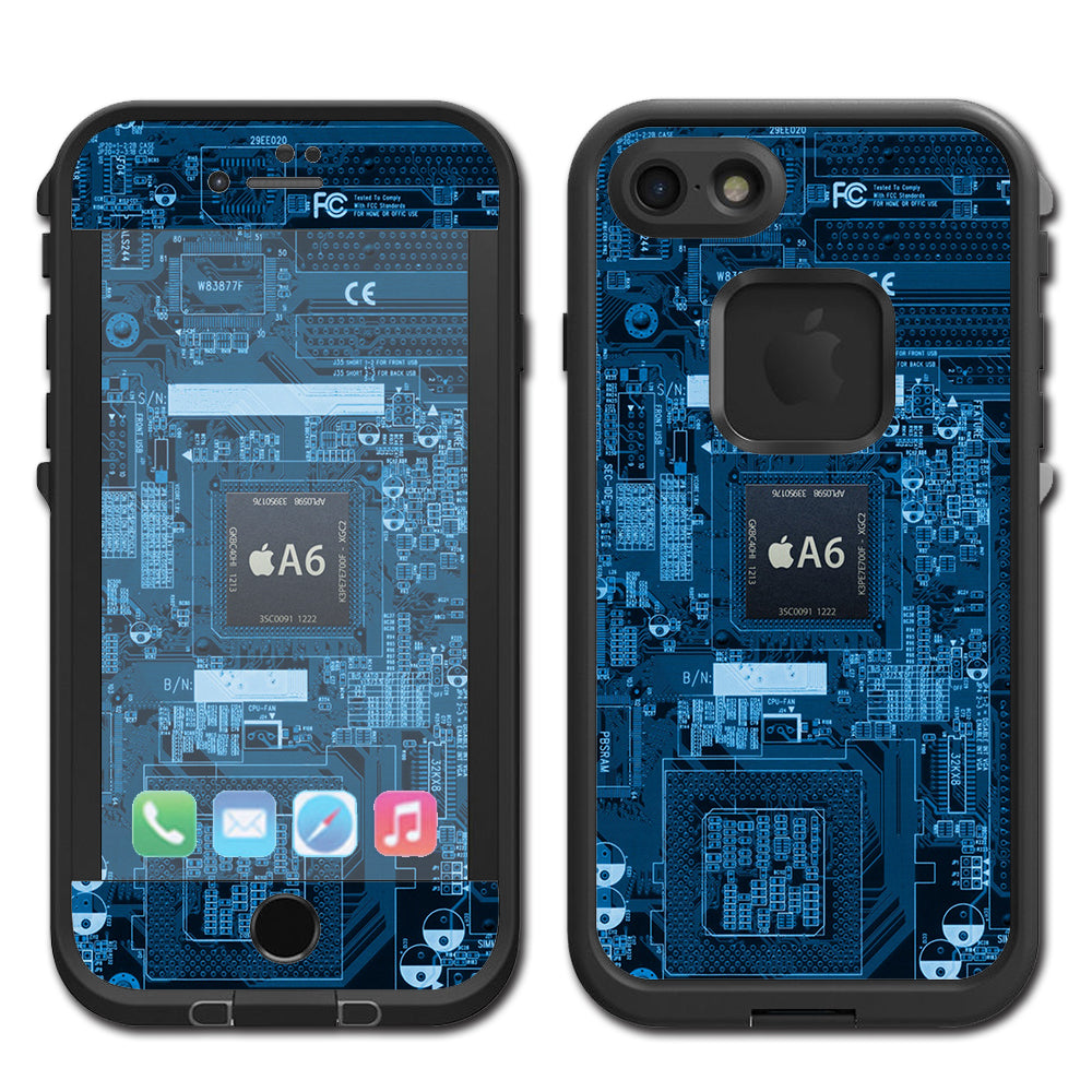  Circuit2 Blue Lifeproof Fre iPhone 7 or iPhone 8 Skin
