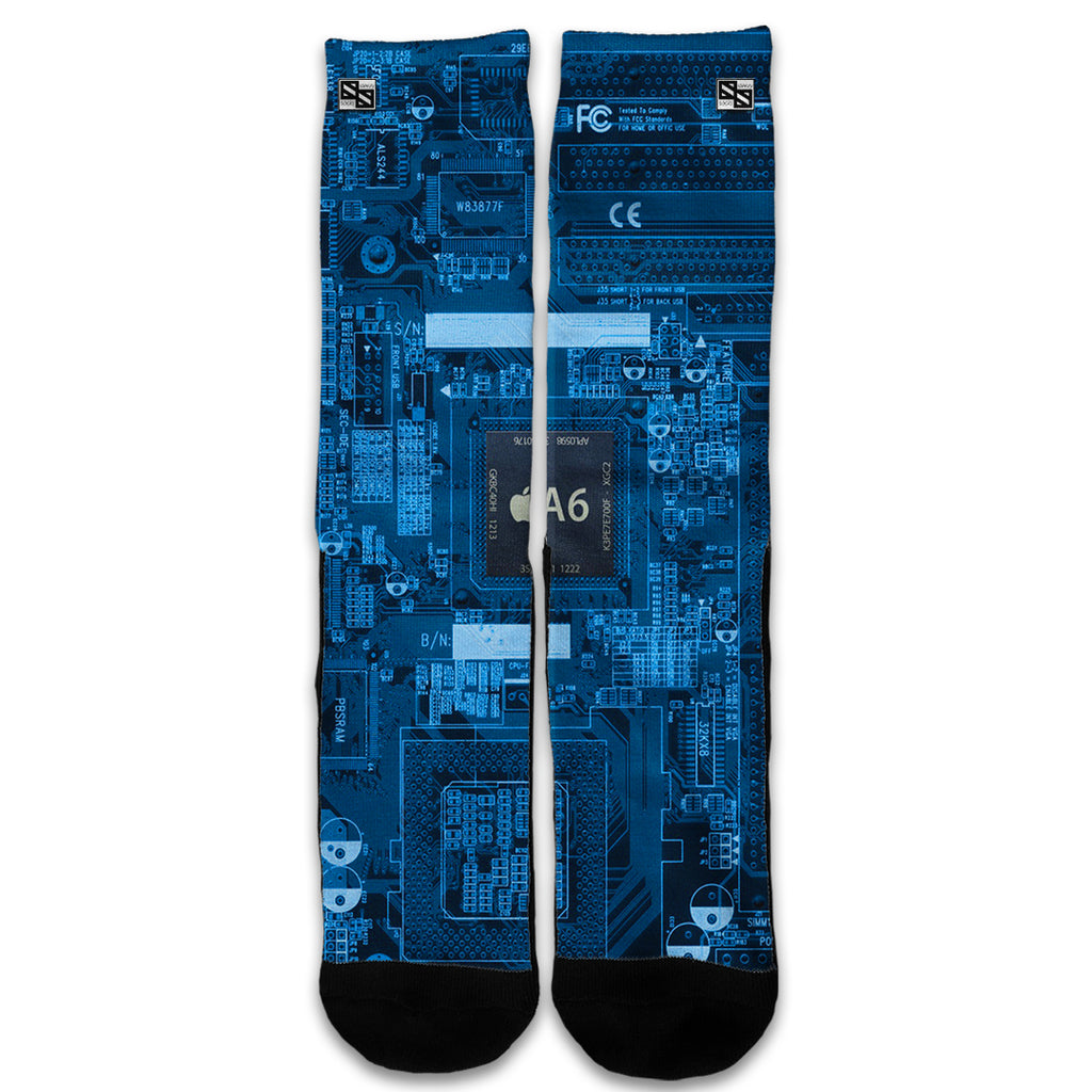  Circuit2 Blue Universal Socks